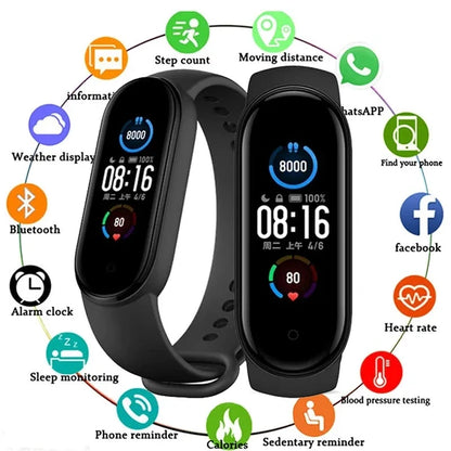 M4 Smart Watch Band - Blood Pressure, Bracelet Wristband, Fitness Tracker, Heart Rate -- Free Shipping - Contiguous United States